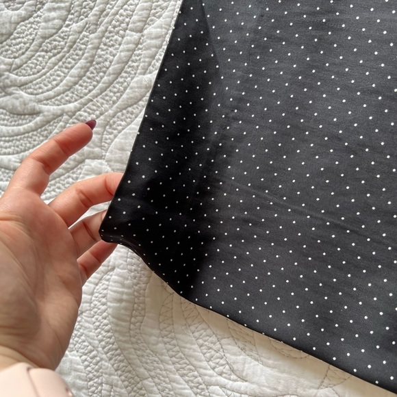 Diane Von Furstenberg - Wide Leg Silk-Blend Trousers - Navier Dot - Picture 7 of 13